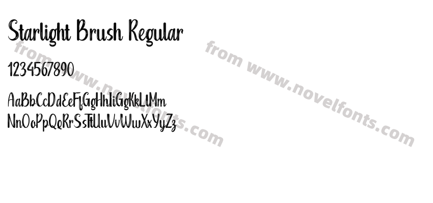 Starlight Brush RegularPreview