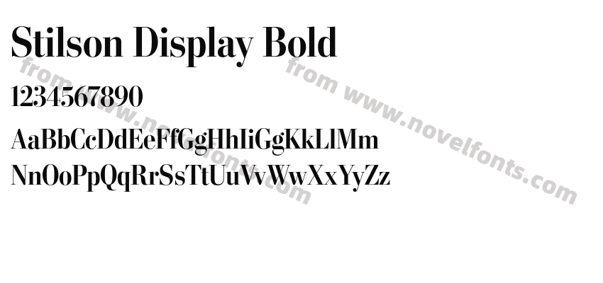 Stilson Display BoldPreview