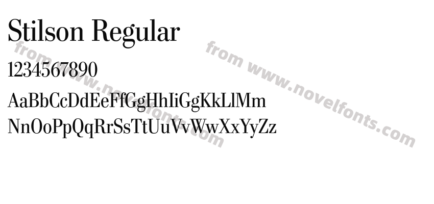 Stilson RegularPreview