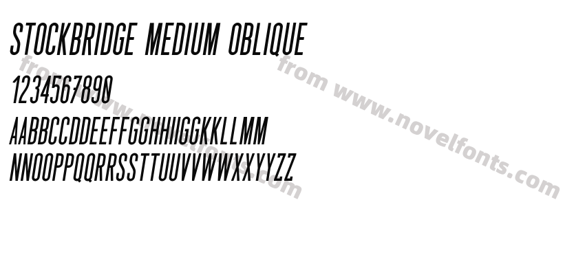 Stockbridge Medium ObliquePreview