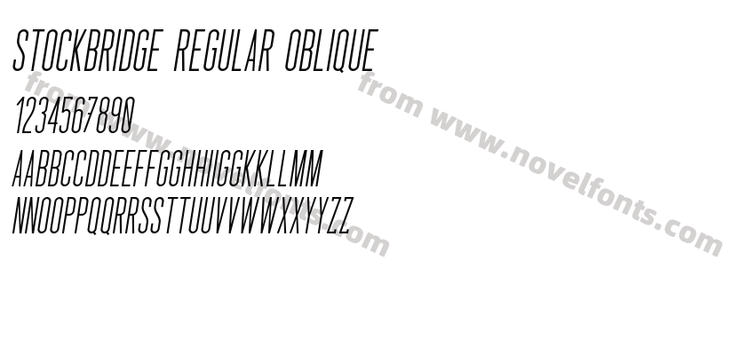 Stockbridge Regular ObliquePreview