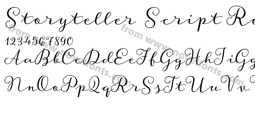 Storyteller Script RegularPreview