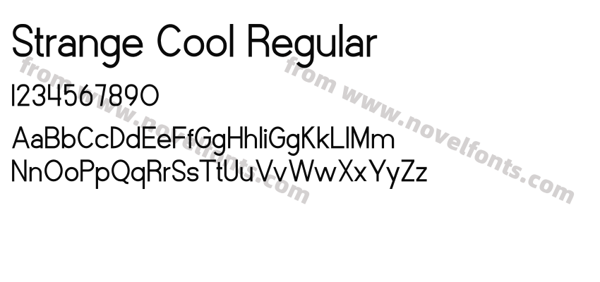 Strange Cool RegularPreview