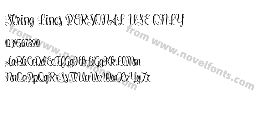 String Lines PERSONAL USE ONLYPreview