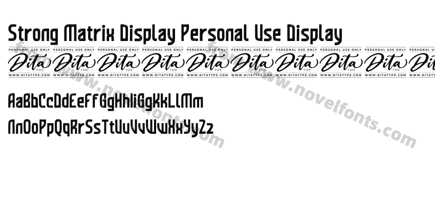 Strong Matrix Display Personal Use DisplayPreview