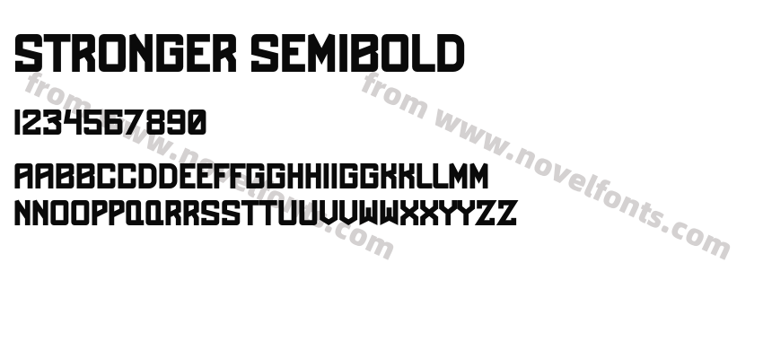 Stronger SemiboldPreview