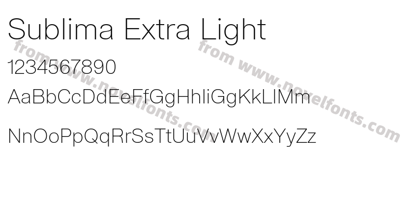 Sublima Extra LightPreview