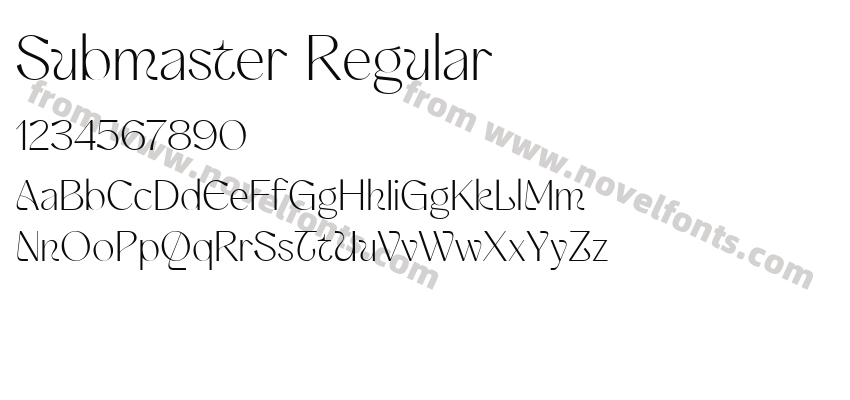 Submaster RegularPreview