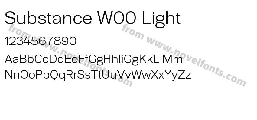 Substance W00 LightPreview