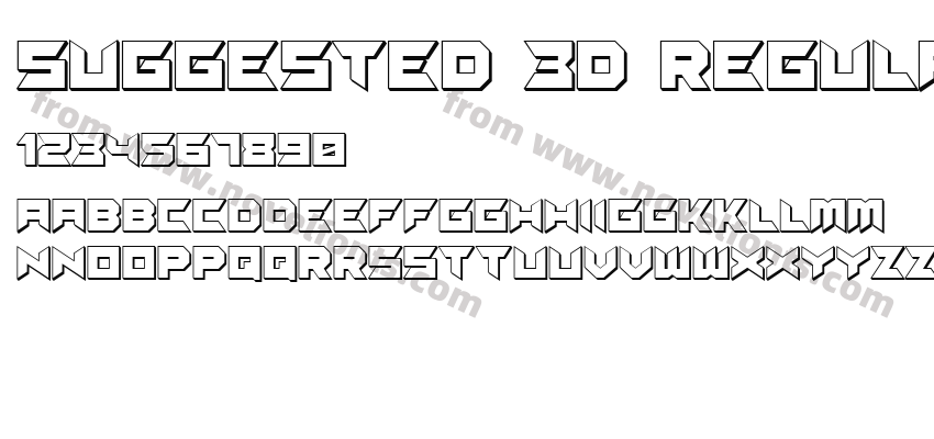 Suggested 3D RegularPreview
