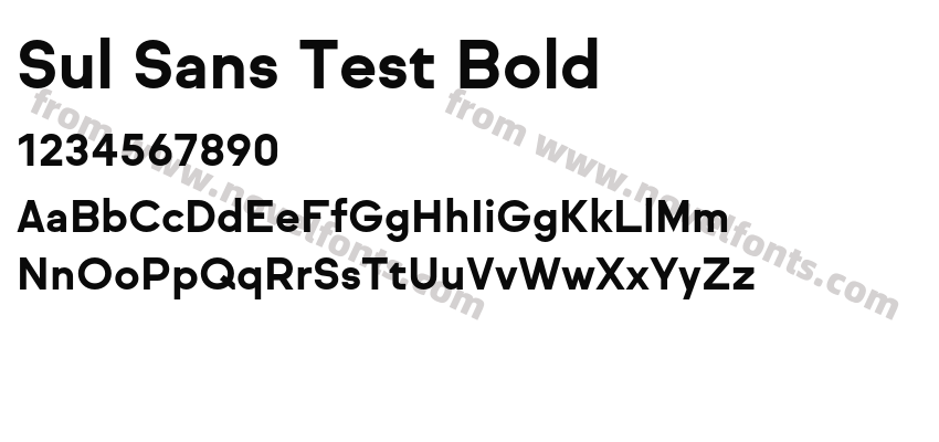 Sul Sans Test BoldPreview