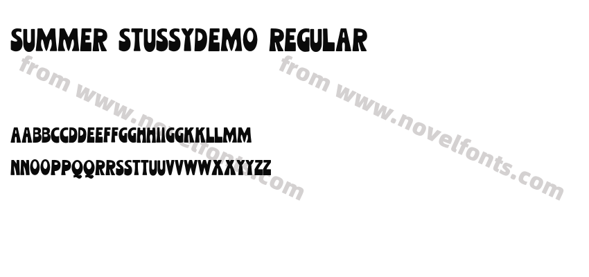 Summer StussyDEMO RegularPreview