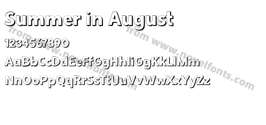 Summer in AugustPreview