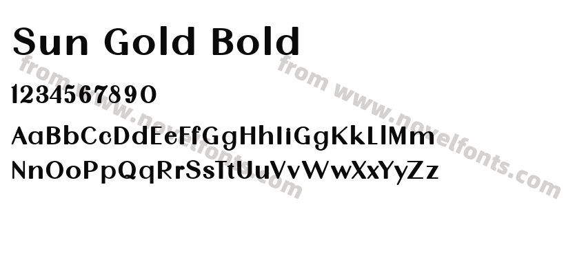 Sun Gold BoldPreview