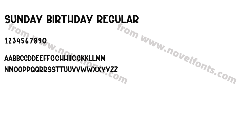 Sunday Birthday RegularPreview