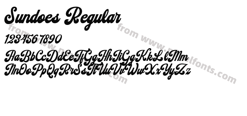Sundoes RegularPreview