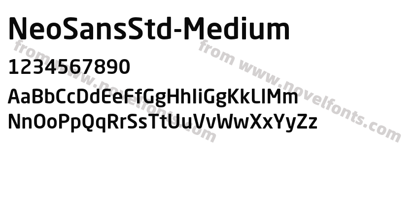 NeoSansStd-MediumPreview