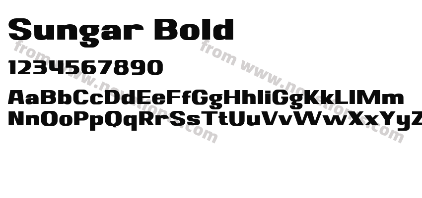Sungar BoldPreview