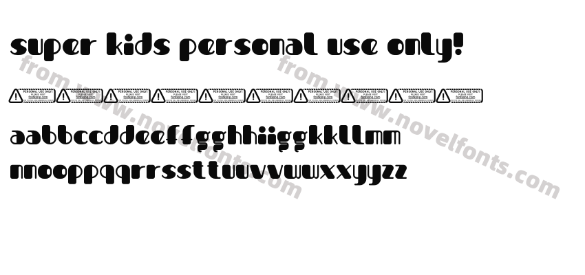 Super Kids PERSONAL USE ONLY!Preview