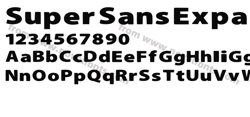 Super Sans ExpandedPreview