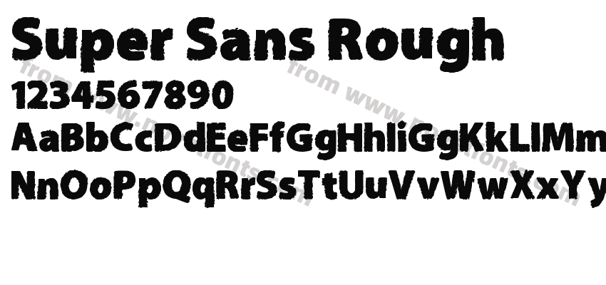Super Sans RoughPreview
