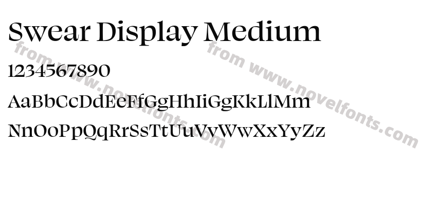 Swear Display MediumPreview