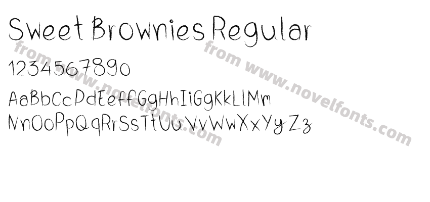 Sweet Brownies RegularPreview