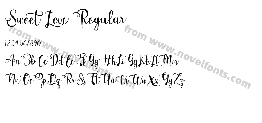 Sweet Love RegularPreview
