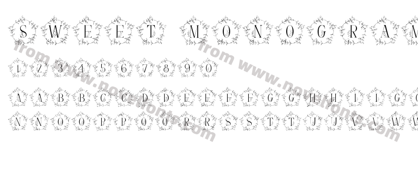 Sweet MonogramPreview