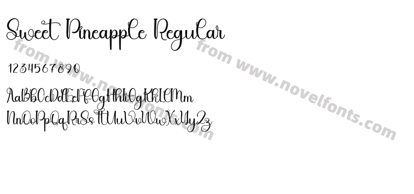 Sweet Pineapple RegularPreview