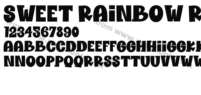 Sweet Rainbow RegularPreview