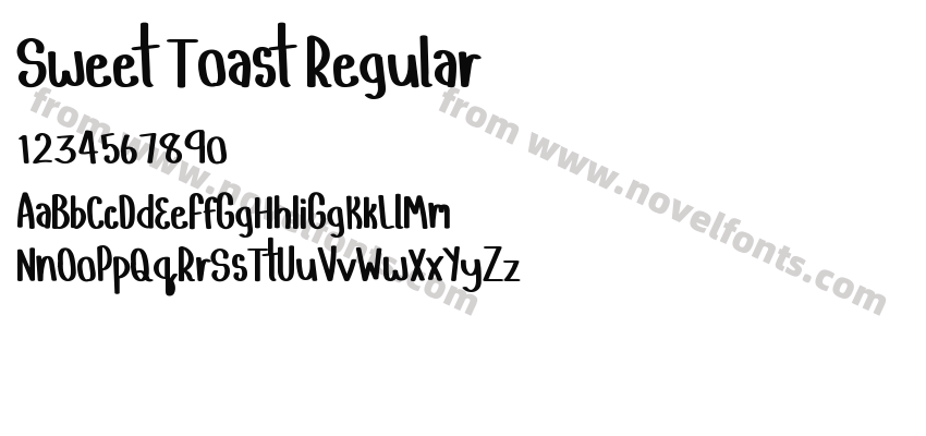 Sweet Toast RegularPreview