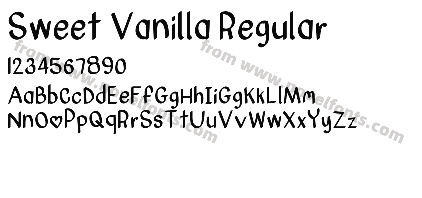 Sweet Vanilla RegularPreview