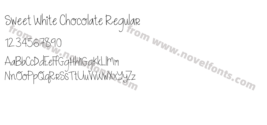 Sweet White Chocolate RegularPreview