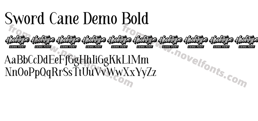 Sword Cane Demo BoldPreview