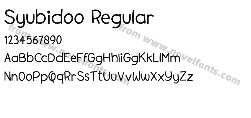 Syubidoo RegularPreview