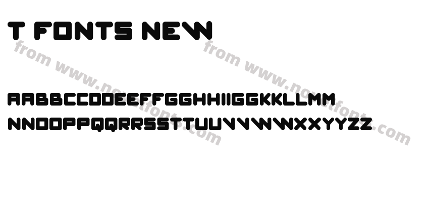 T Fonts NewPreview