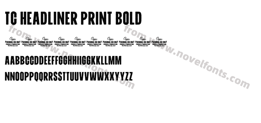 TC Headliner Print BoldPreview