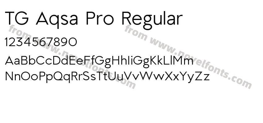 TG Aqsa Pro RegularPreview