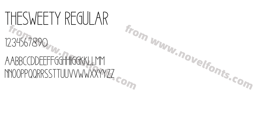 THESWEETY RegularPreview