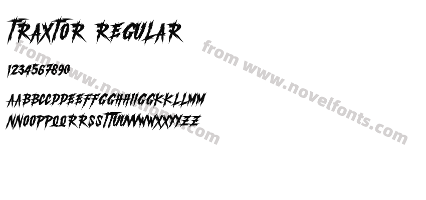 TRAXTOR RegularPreview
