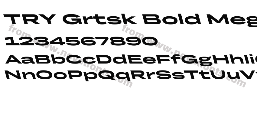 TRY Grtsk Bold Mega BackslantPreview
