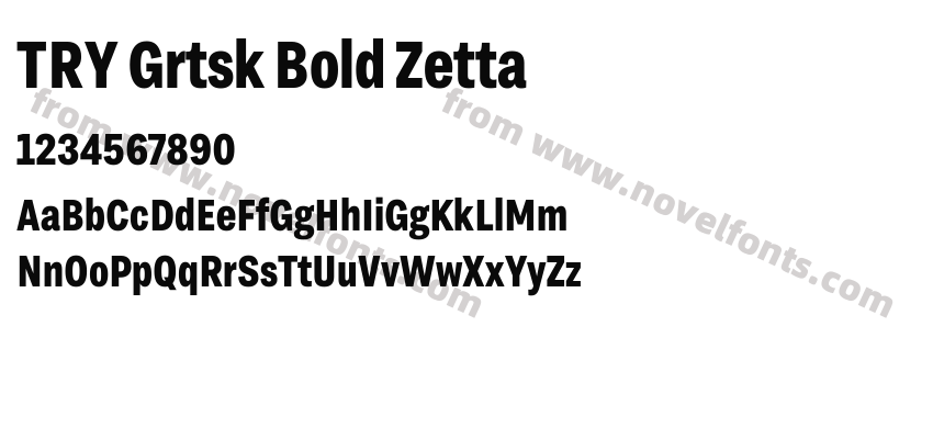 TRY Grtsk Bold ZettaPreview