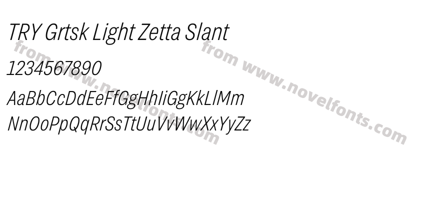 TRY Grtsk Light Zetta SlantPreview