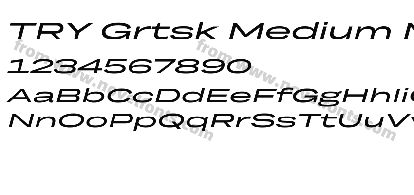 TRY Grtsk Medium Mega SlantPreview