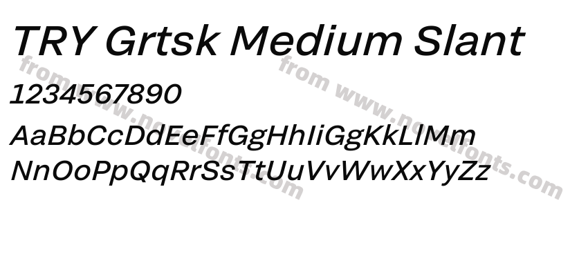 TRY Grtsk Medium SlantPreview