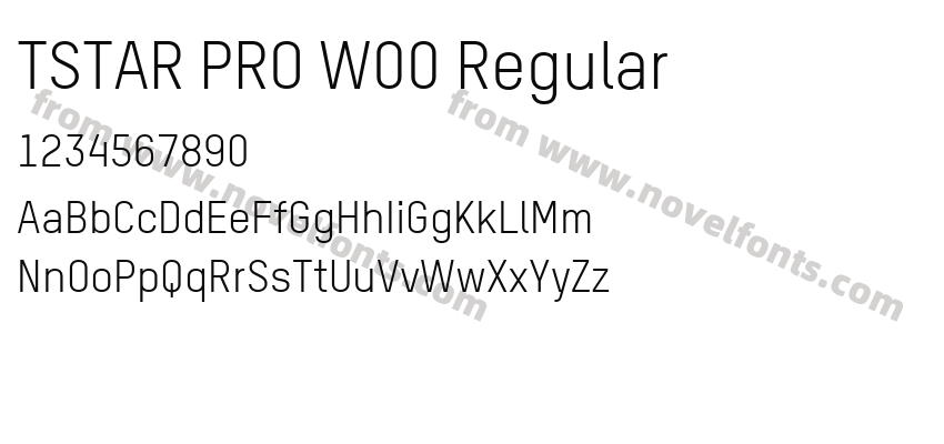 TSTAR PRO W00 RegularPreview