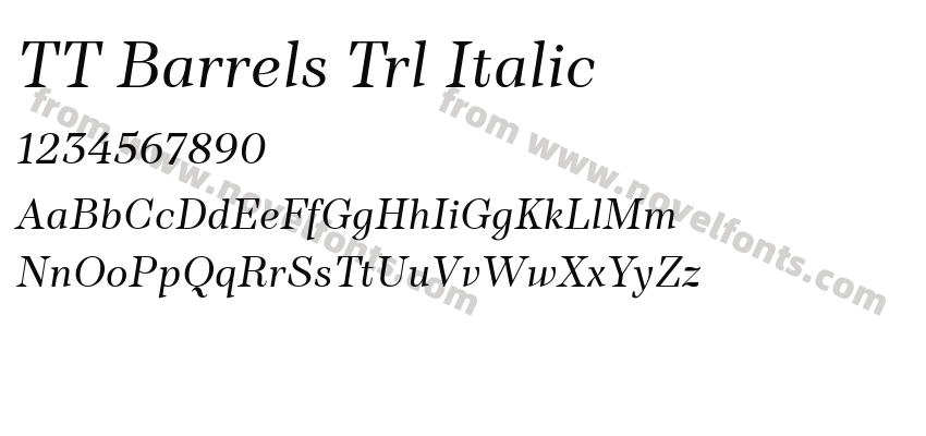 TT Barrels Trl ItalicPreview