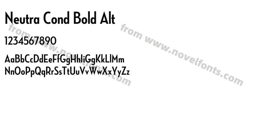 Neutra Cond Bold AltPreview