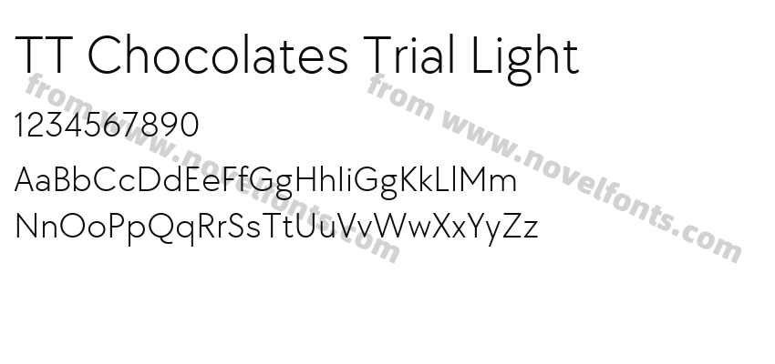 TT Chocolates Trial LightPreview
